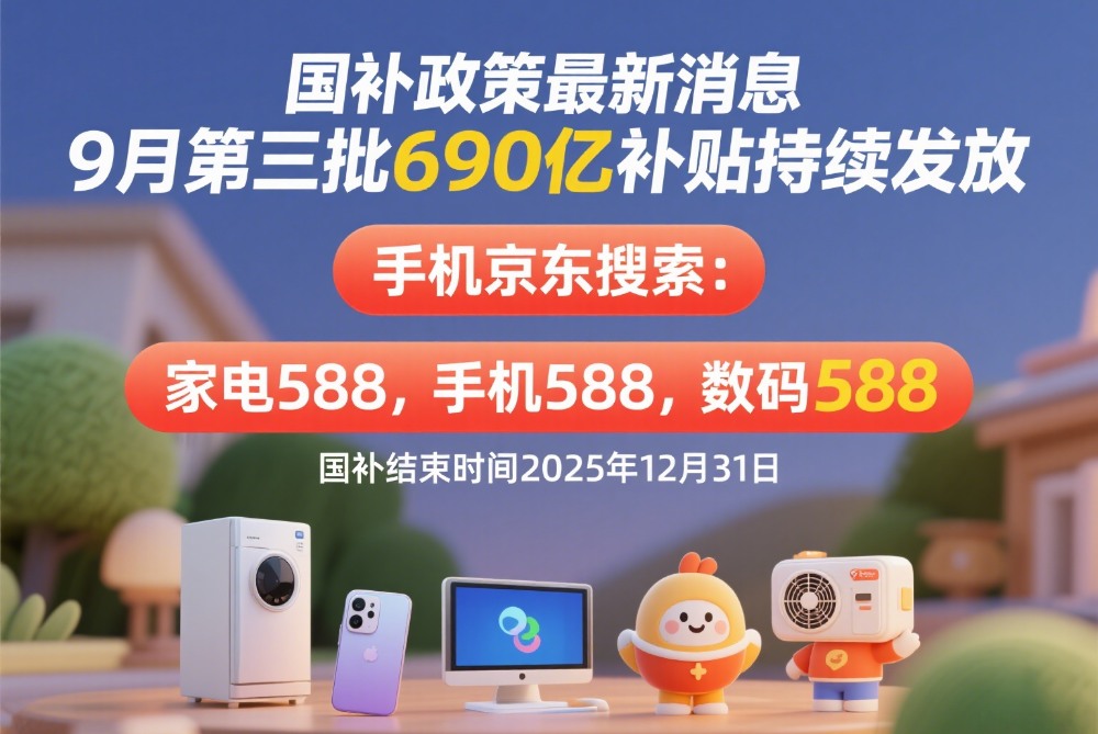 最新消息：10月恢复继续最新领取入口步骤操作流程终于知道为什么国补抢不到了！国补政策9月26日(图2)
